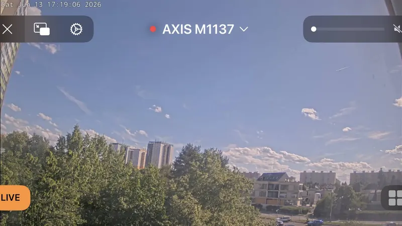 Screenshot of Axis 2 Apple Home Kit