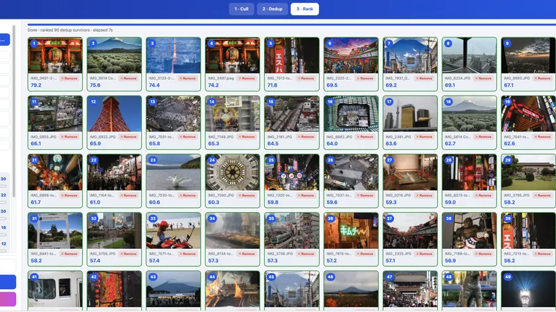 Screenshot of Photo Curator