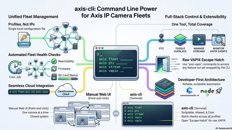 Screenshot of axis cli
